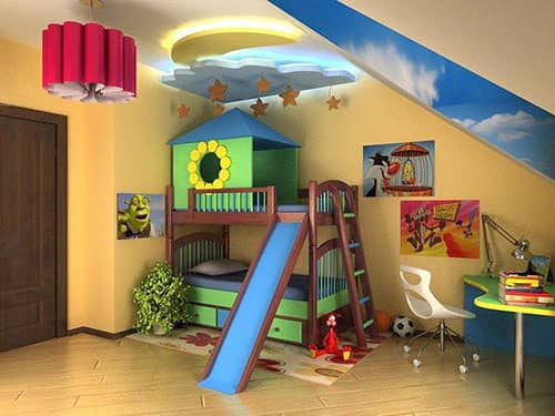 идеи для оформления детской комнаты фото 8